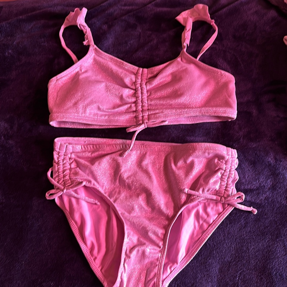 NWT BRAND NEW JUSTICE 2PC Girls BATHING SUIT